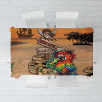 Drunken Pirate Parrot Tablecloth Tropical Vibe