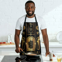 Egypt Cartouche Apron Gold Pharaoh Hieroglyphics Patterns
