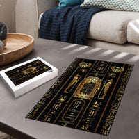 Egypt Cartouche Puzzle Gold Pharaoh Hieroglyphics Patterns