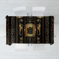 Egypt Cartouche Tablecloth Gold Pharaoh Hieroglyphics Patterns