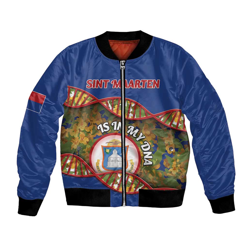 Personalized Sint Maarten Is In My DNA Bomber Jacket - Wonder Print Shop