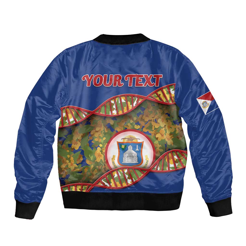 Personalized Sint Maarten Is In My DNA Bomber Jacket - Wonder Print Shop