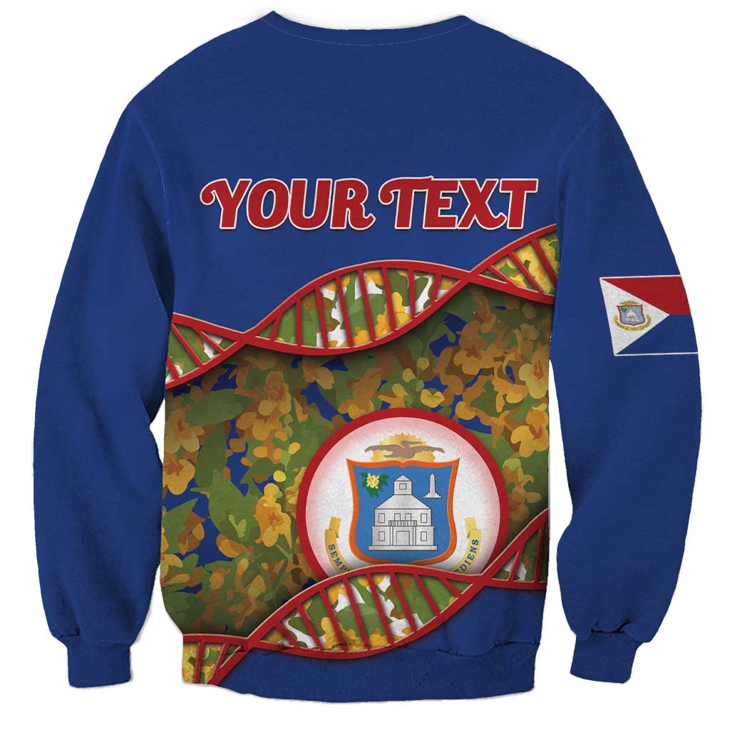 Personalized Sint Maarten Is In My DNA Sweatshirt - Wonder Print Shop