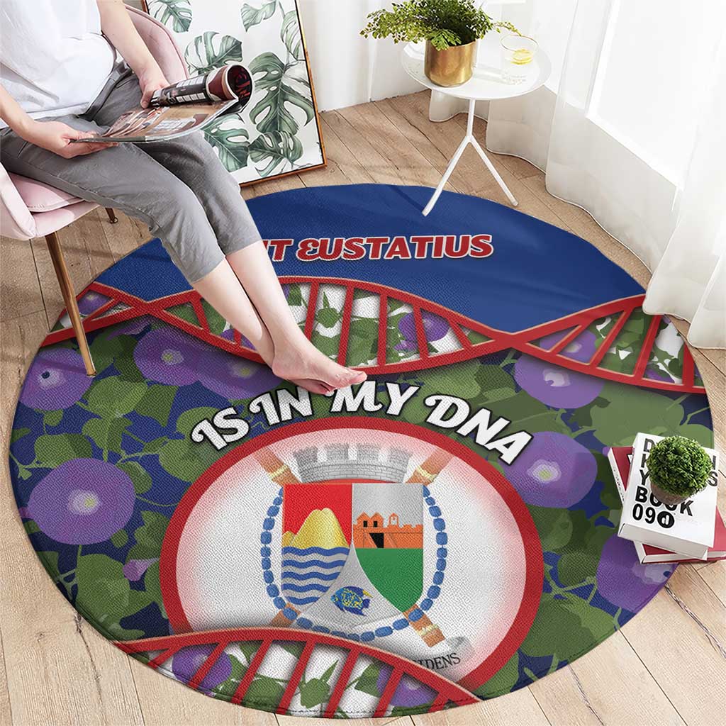 Sint Eustatius Is In My DNA Round Carpet - Wonder Print Shop