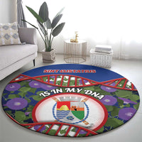 Sint Eustatius Is In My DNA Round Carpet - Wonder Print Shop