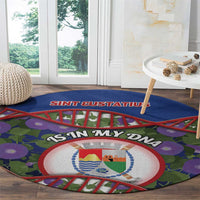Sint Eustatius Is In My DNA Round Carpet - Wonder Print Shop