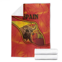 Spain Blanket The Spanish Fighting Bull With Coat Of Arms - Wonder Print Shop