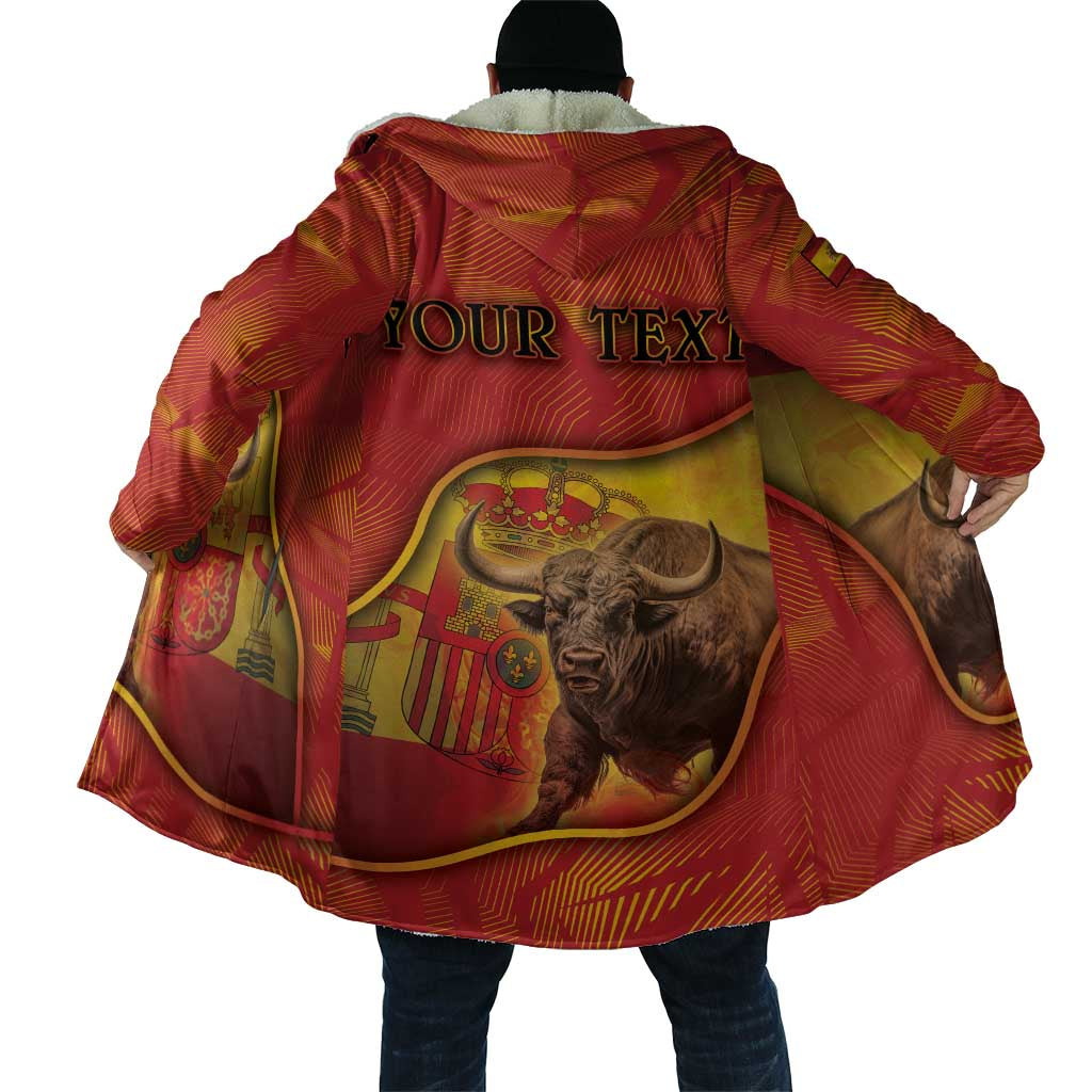Personalized Spain Cloak The Spanish Fighting Bull With Coat Of Arms - Wonder Print Shop
