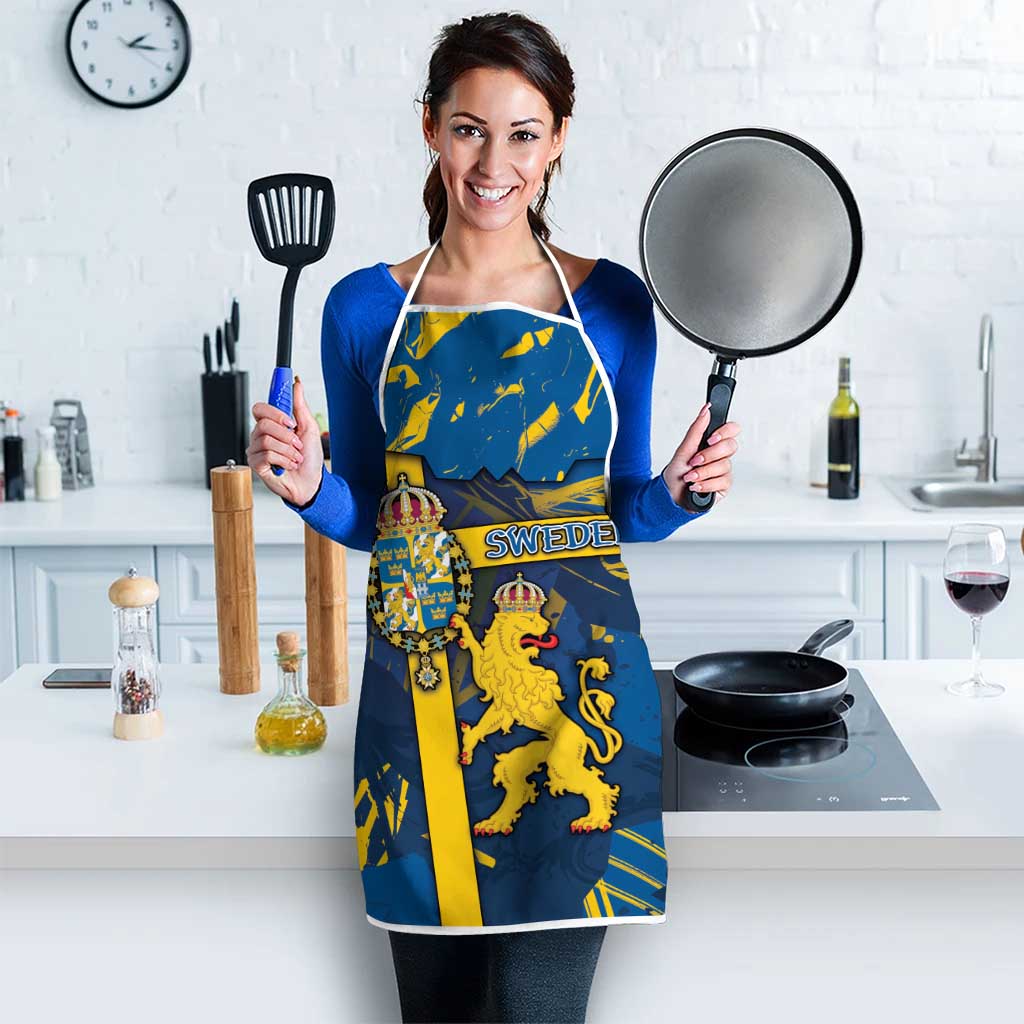 Sweden Apron Coat Of Arms Unique Style - Wonder Print Shop