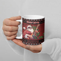 Guitar Christmas Ceramic Mug Rocking Santa - Wonder Print Shop