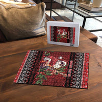 Guitar Christmas Puzzle Rocking Santa - Wonder Print Shop