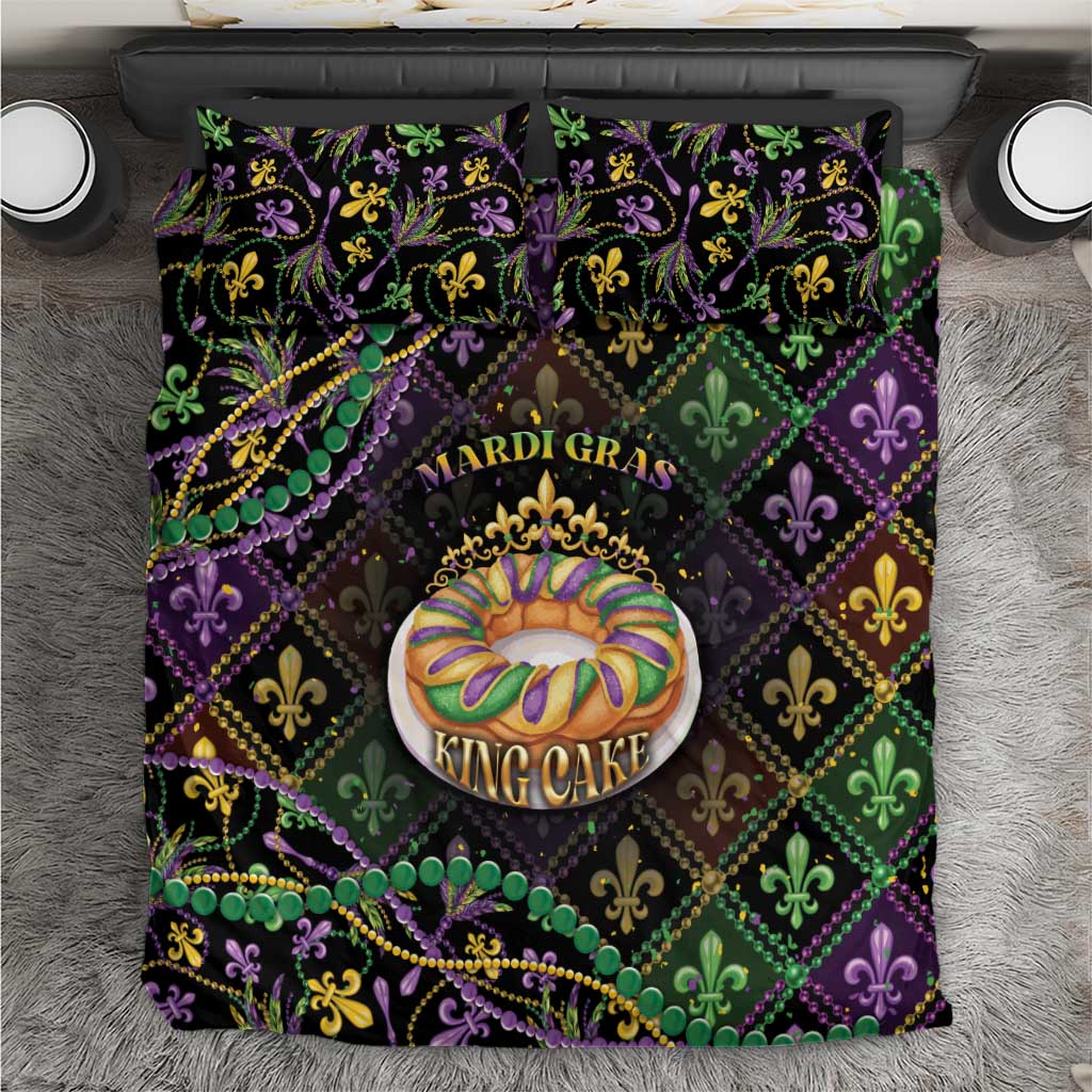 Mardi Gras Bedding Set King Cake Royal