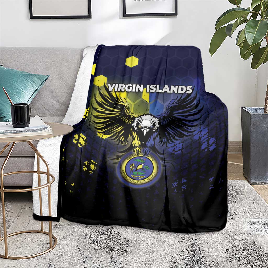 United States Virgin Islands Blanket Eagle Bird Unique Style - Wonder Print Shop