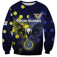 Personalized United States Virgin Islands Sweatshirt Eagle Bird Unique Style - Wonder Print Shop