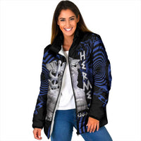 Ancient Greek Hermes Padded Jacket God Of Boundaries - Wonder Print Shop