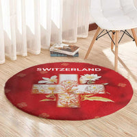 Switzerland Round Carpet One For All All For One - Wonder Print Shop