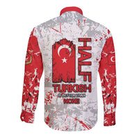 Turkey Long Sleeve Button Shirt Half Turkish Is Better Than None - Wonder Print Shop