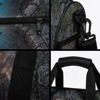 3D Illusion Bigfoot Halloween Duffle Bag Witch Sasquatch Stone Well Pumpkin Lantern