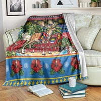 Afro-Antiguan and Barbudan Christmas Blanket This Fallow Deer Needs A Beach Retreat