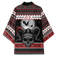 Vikings Christmas Kimono Fa La La La Fus Ro Dah - Wonder Print Shop