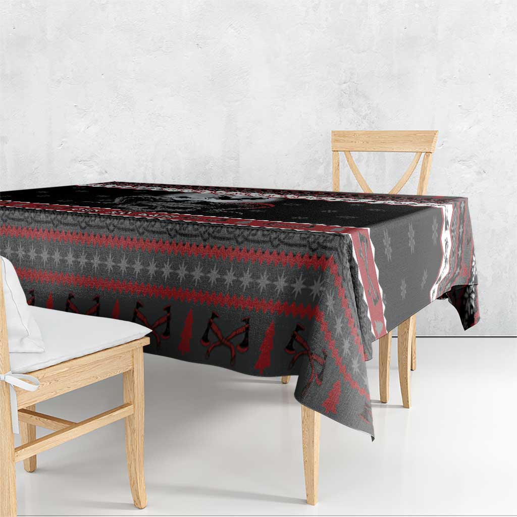 Vikings Christmas Tablecloth Fa La La La Fus Ro Dah - Wonder Print Shop