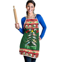 Fishing Christmas Apron Merry Fishmas - Wonder Print Shop