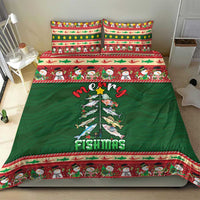 Fishing Christmas Bedding Set Merry Fishmas - Wonder Print Shop