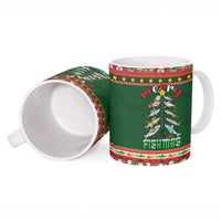 Fishing Christmas Ceramic Mug Merry Fishmas - Wonder Print Shop