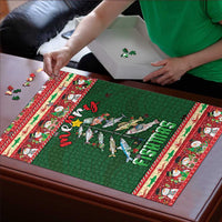 Fishing Christmas Puzzle Merry Fishmas - Wonder Print Shop