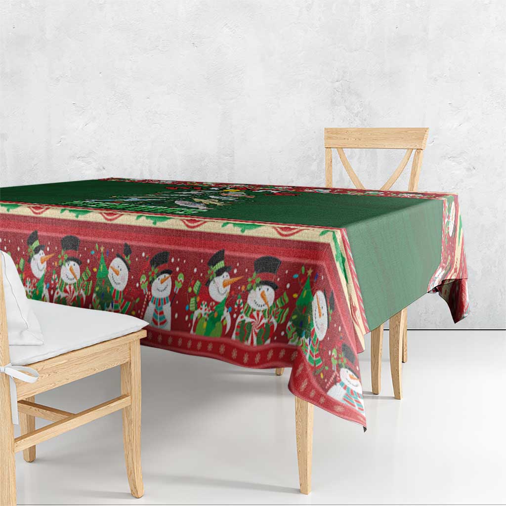 Fishing Christmas Tablecloth Merry Fishmas - Wonder Print Shop