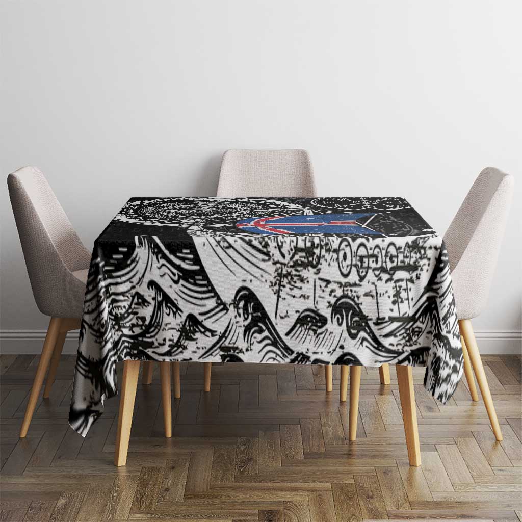 Viking Iceland Tablecloth Icelander Viking Ship
