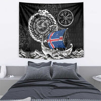 Viking Iceland Tapestry Icelander Viking Ship