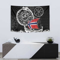 Viking Norway Tapestry Norwegian Viking Ship