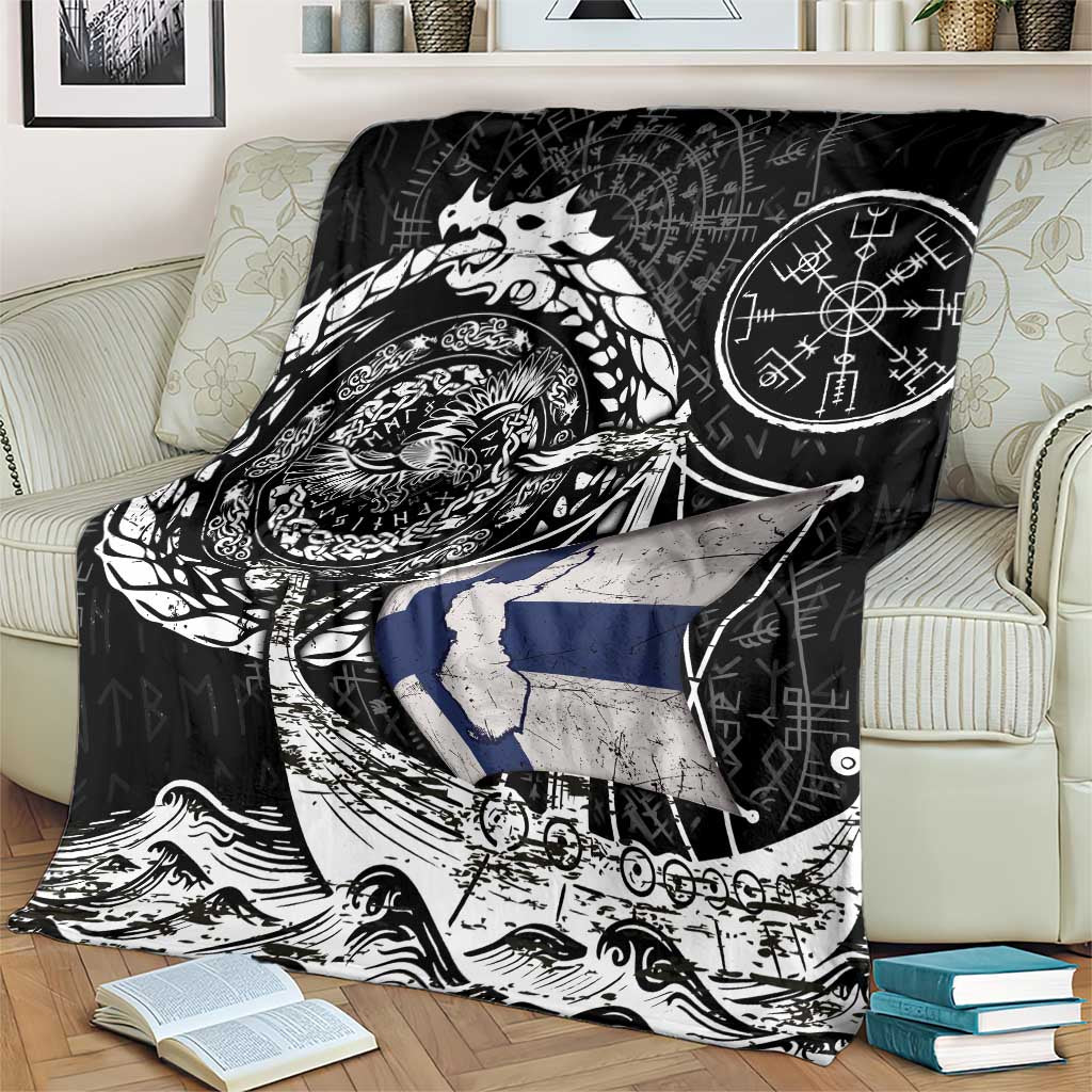 Viking Finland Blanket Finnish Viking Ship
