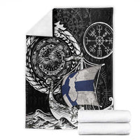 Viking Finland Blanket Finnish Viking Ship