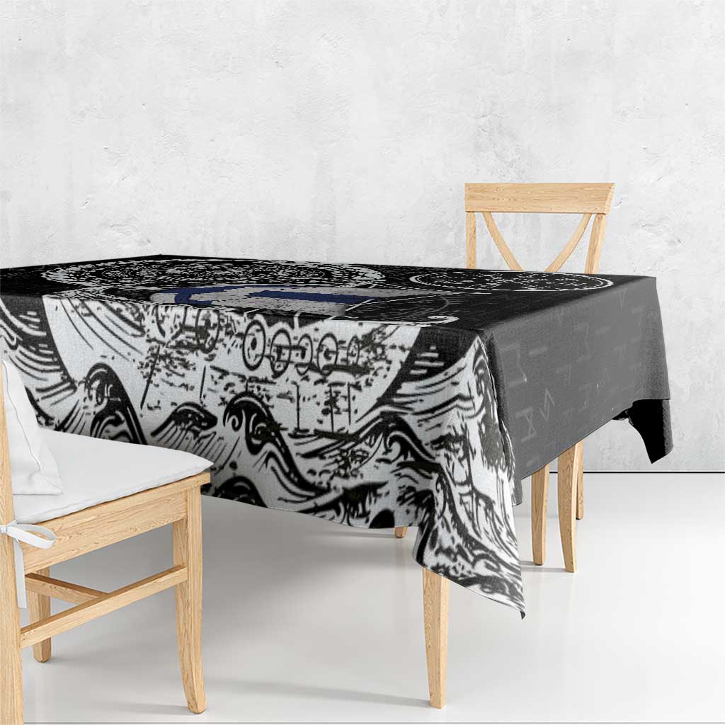 Viking Finland Tablecloth Finnish Viking Ship
