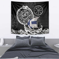 Viking Finland Tapestry Finnish Viking Ship