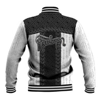 Ancient Scotland Baseball Jacket Pictish Beast Celtic Knotwork