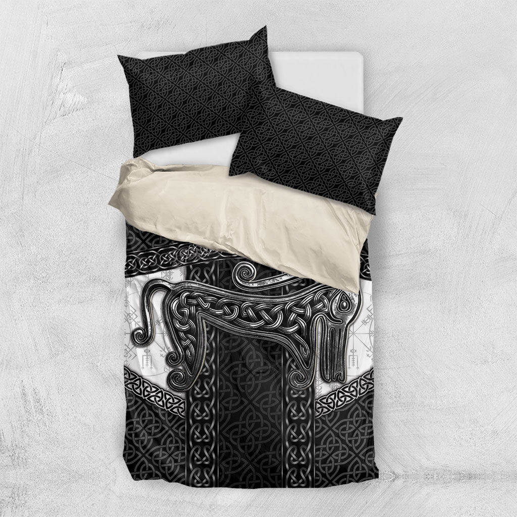 Ancient Scotland Bedding Set Pictish Beast Celtic Knotwork