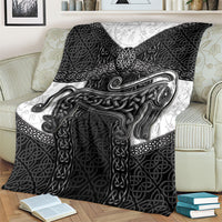 Ancient Scotland Blanket Pictish Beast Celtic Knotwork