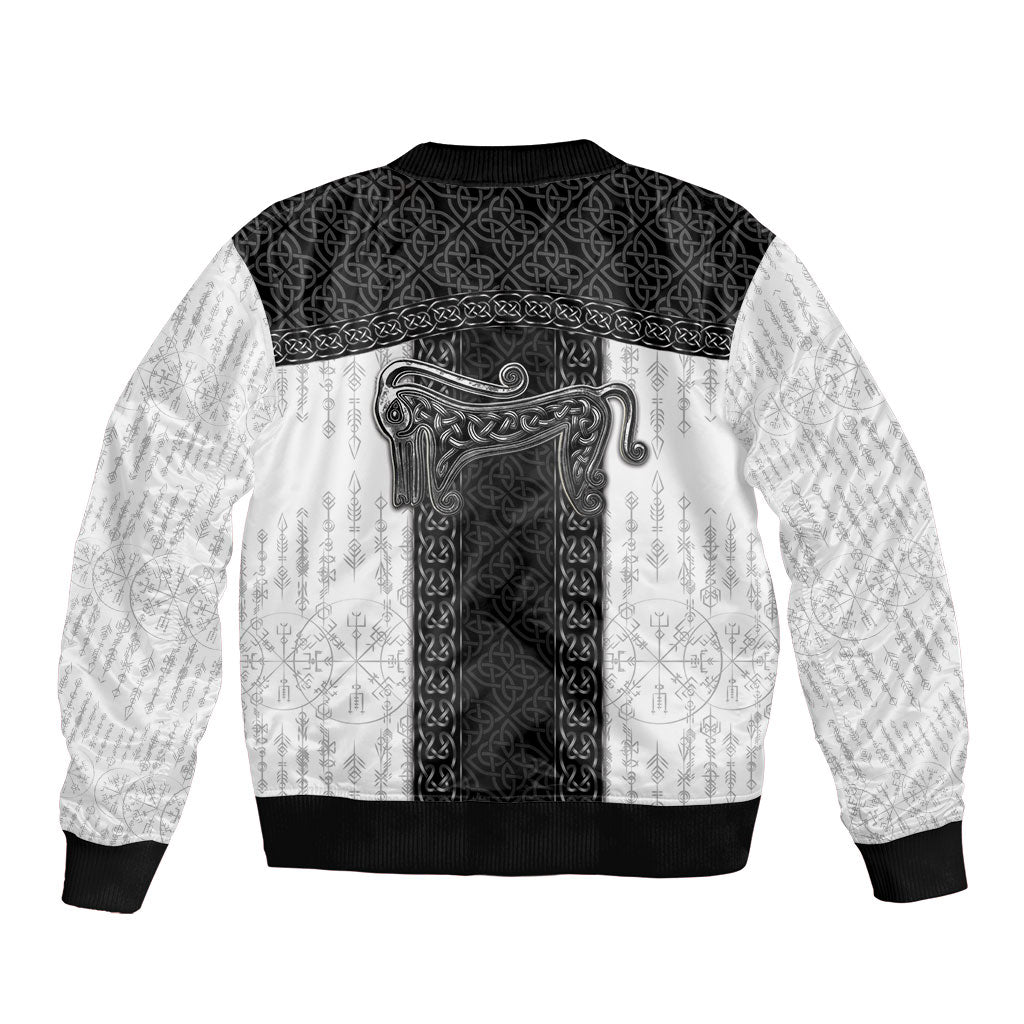 Ancient Scotland Bomber Jacket Pictish Beast Celtic Knotwork