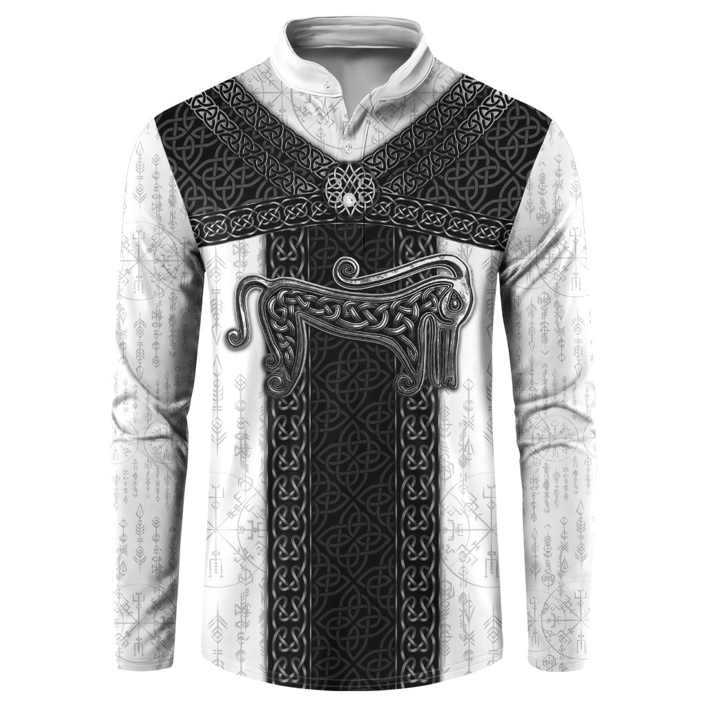 Ancient Scotland Button Sweatshirt Pictish Beast Celtic Knotwork