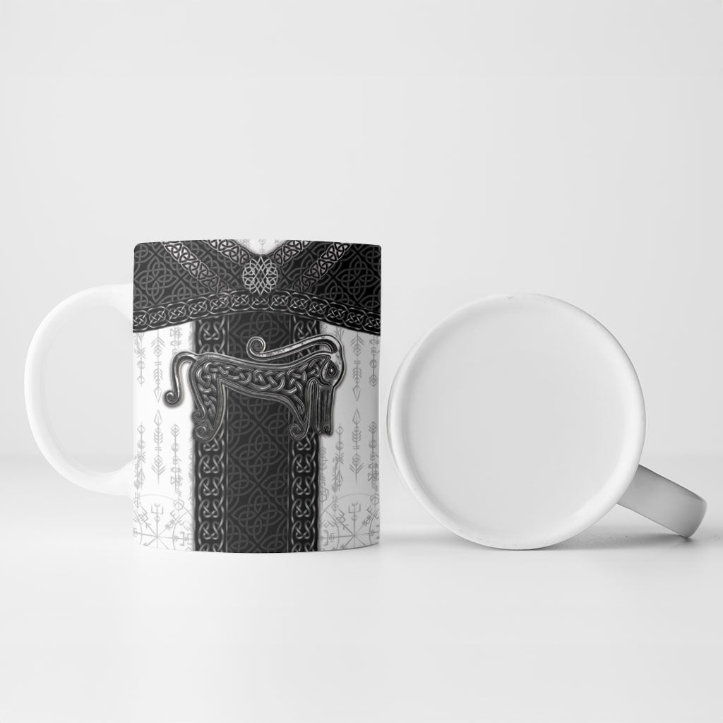 Ancient Scotland Ceramic Mug Pictish Beast Celtic Knotwork