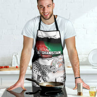 Afghanistan Apron Snow Leopard With Flag Ripped Style