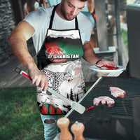 Afghanistan Apron Snow Leopard With Flag Ripped Style