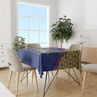 Armenia Tablecloth Golden Eagle And Lion Khachkar