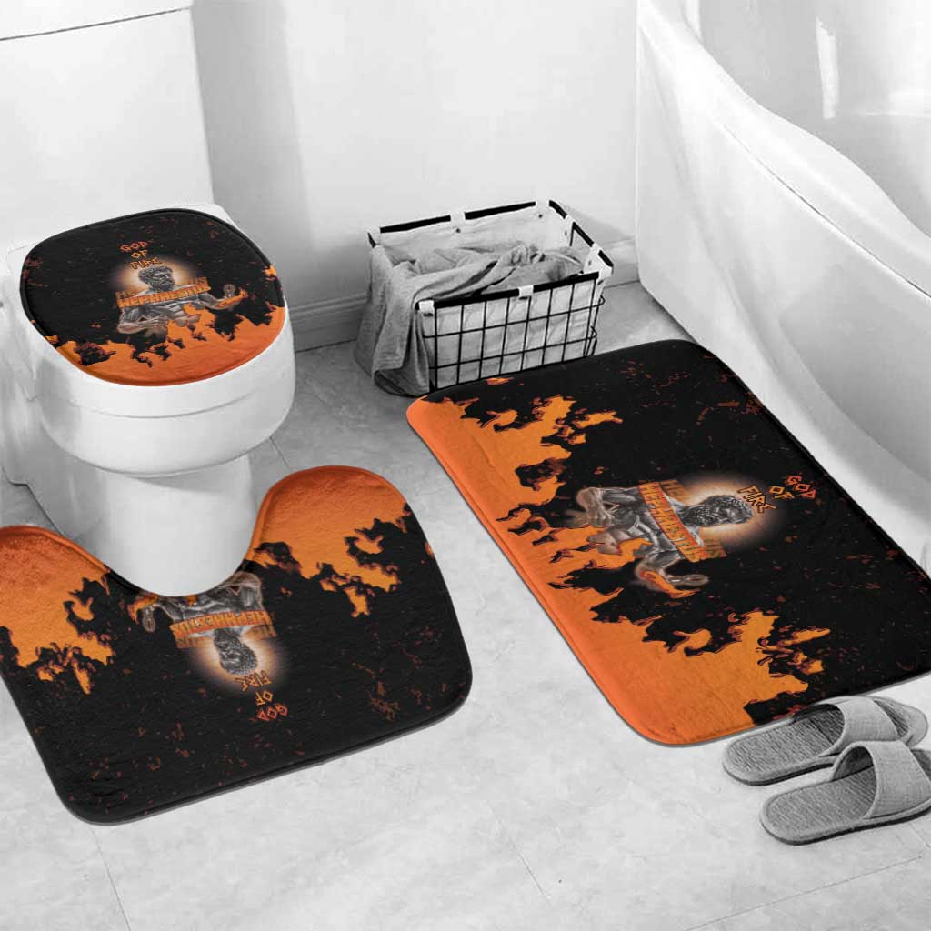 Ancient Greek Hephaestus Bathroom Set God Of Fire - Wonder Print Shop