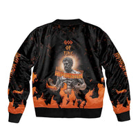 Ancient Greek Hephaestus Bomber Jacket God Of Fire - Wonder Print Shop