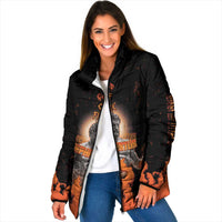 Ancient Greek Hephaestus Padded Jacket God Of Fire - Wonder Print Shop