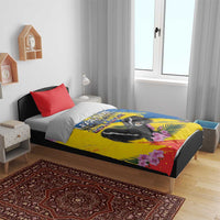 Ecuador Bedding Set Andean Condor With Phalaenopsis Orchid - Wonder Print Shop